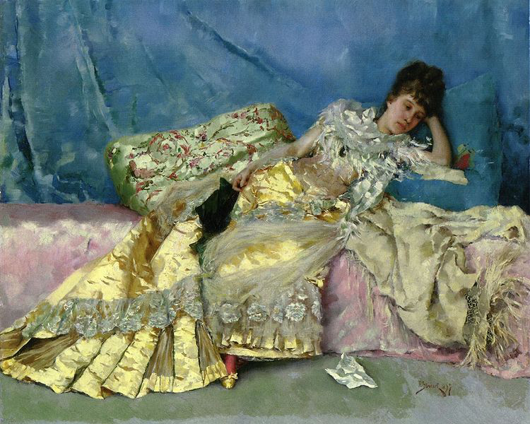 Lady on a Pink Divan